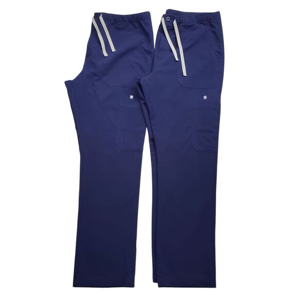 Figs Cairo Cargo Scrub Pants Mens XL Navy Blue Lot of 2 Technical Medical - Picture 1 of 10